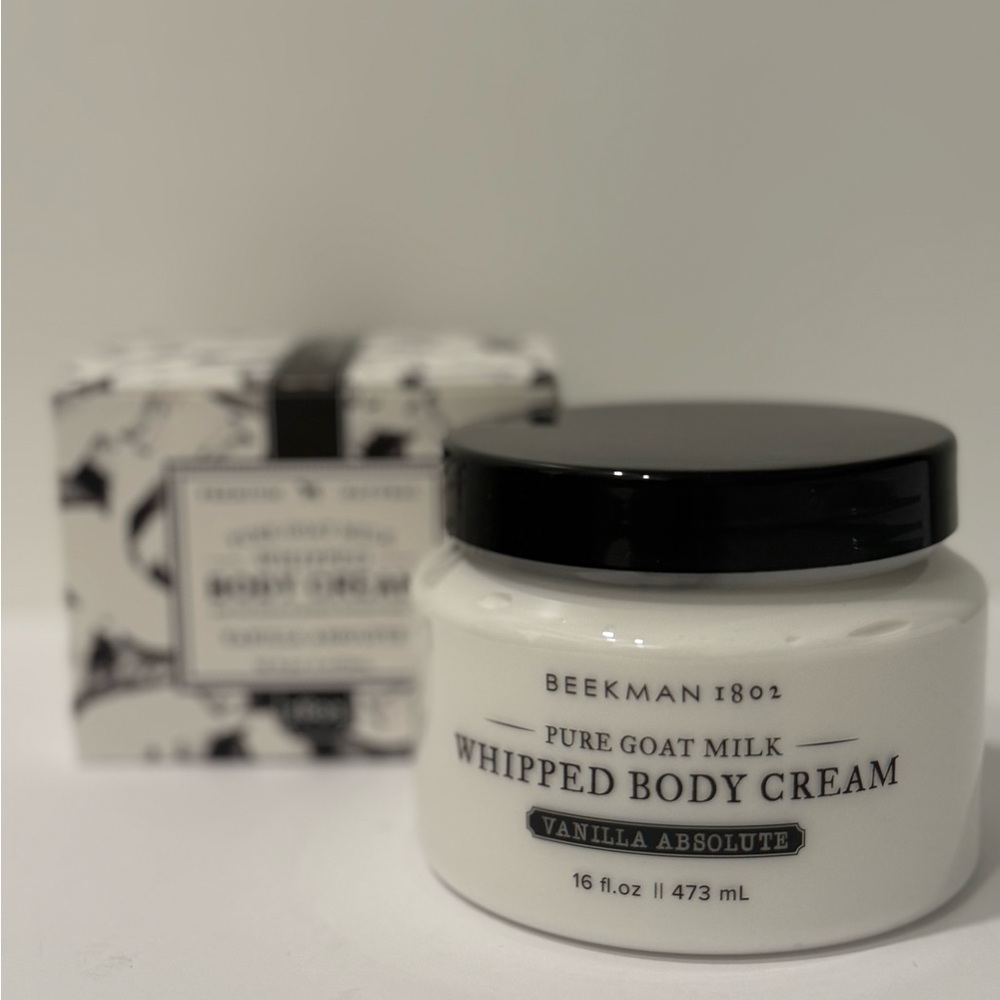 Beekman 1802 Vanilla Absolute Pure Goat Milk Whipped Body Cream 16 oz. NEW